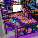 New larger indoor play center price