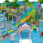 Ocean theme indoor playground equipment
