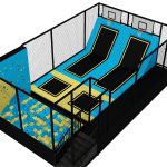 Kids trampoline park outdoor