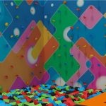 Small size trampline play area