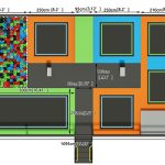 Small size trampline play area