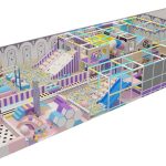 Pastel color kids playground