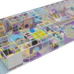 Pastel color kids playground