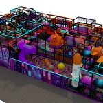 New LED slide playground