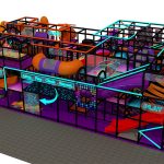 New LED slide playground