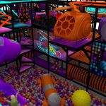 New LED slide playground