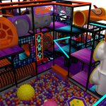 New LED slide playground