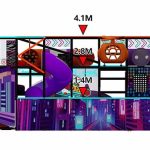 New LED slide playground