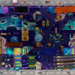 Space theme indoor playground