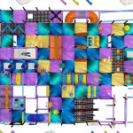 Space theme indoor playground