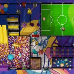 Space theme indoor playground