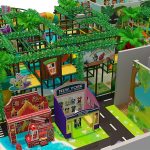 Jungle theme indoor playground