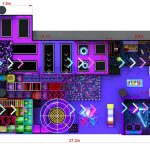 Outdoor trampoline park