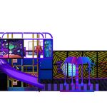 Outdoor trampoline park